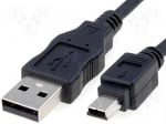 Кабел USB-MINI 5pin CAB-MUSB-A5/1.8 Cable, mini USB A(5pin)-USB A Canon black 1,8m